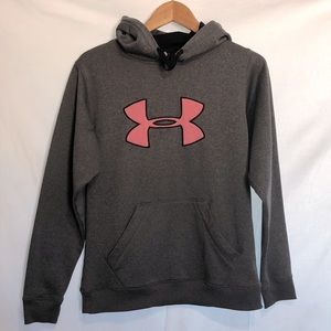 Ladies Under Armour Hooded Logo Sweatshirt Med